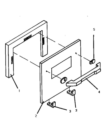 Stainless steel door assembly