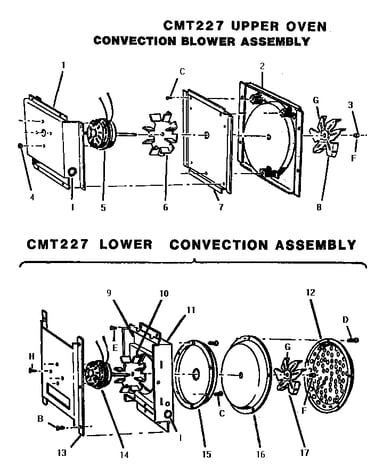 Convection assemblies