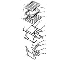 Thermador CMT227 rack, elements, and pan assemblies diagram