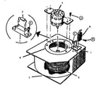 Thermador CMT127 blower assembly diagram