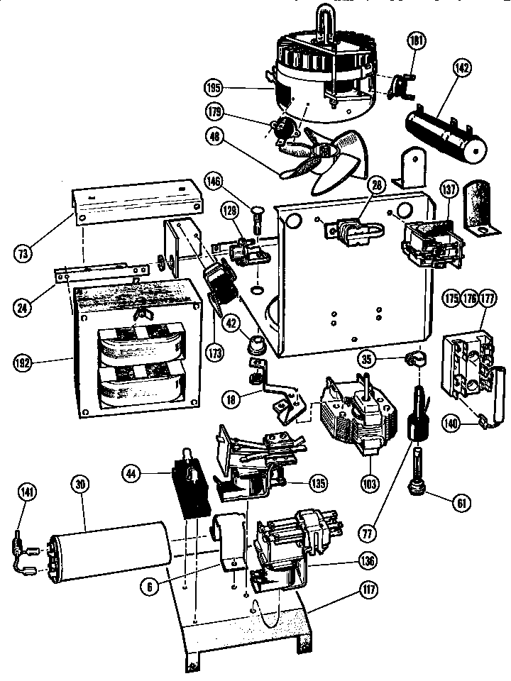 Microwave power section