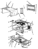 Food cavity cover, panels & base