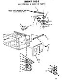 Electrical and sensor parts, right side