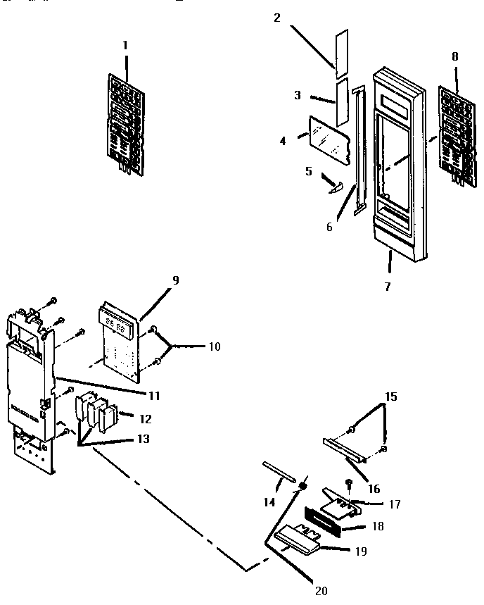 Touch control door