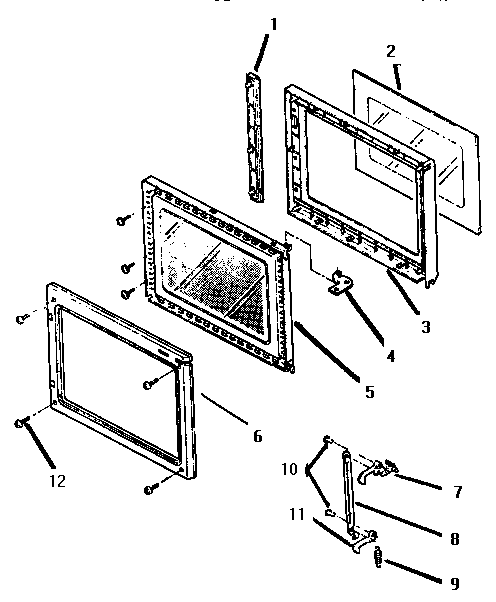 Food compartment door