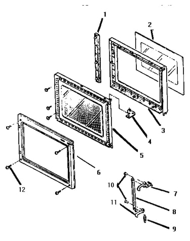 Food compartment door