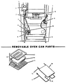 Rear oven and removable oven can (mcb265ec) (mb245) (mcb265)