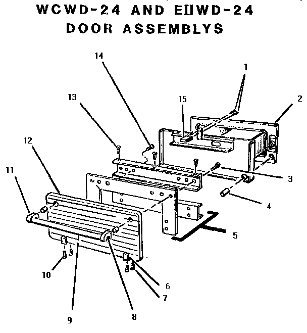Door assemblies (wd24wc) (eiiwd24)