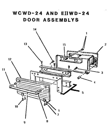 Door assemblies (wd24wc) (eiiwd24)