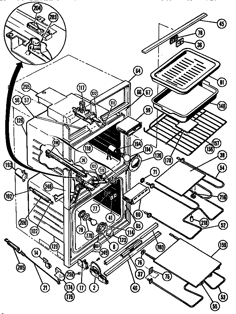 Body and accessory parts
