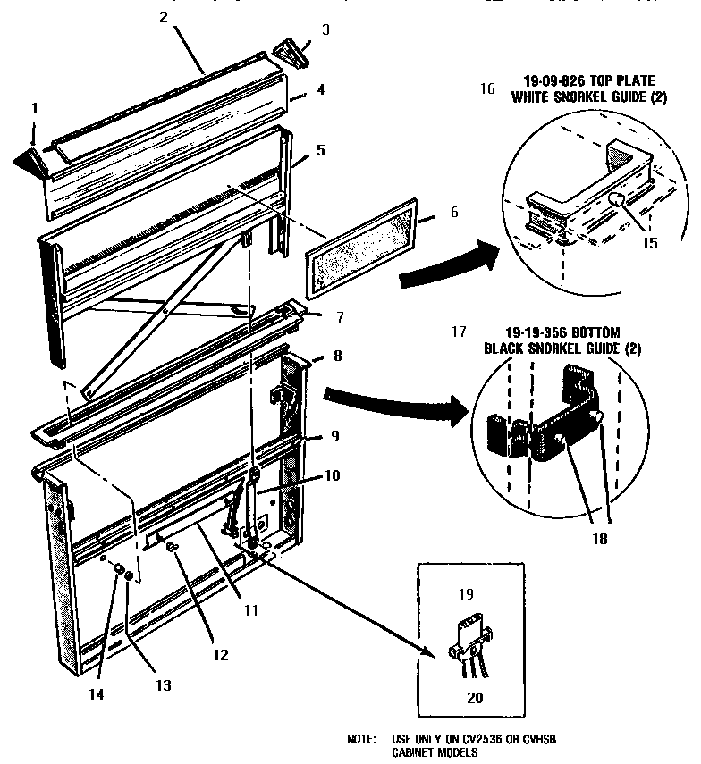 Cv2236 ventilator intake