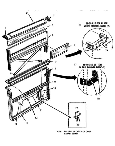 Cv2236 ventilator intake