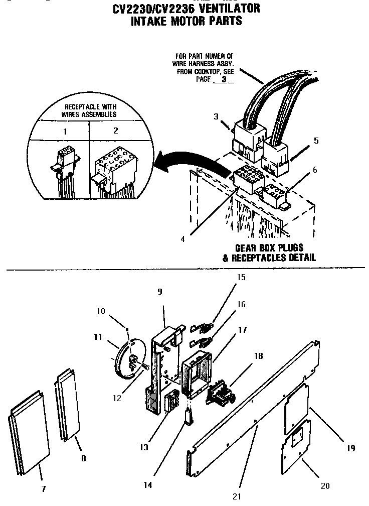 Ventilator intake motor