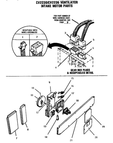 Ventilator intake motor