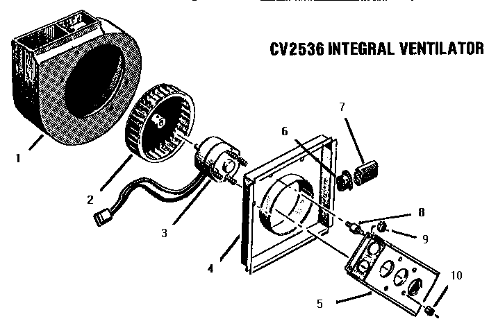 Integral ventilator