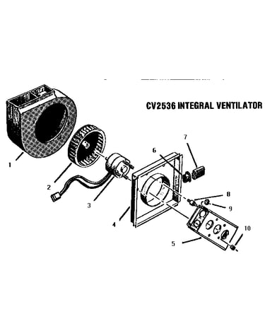 Integral ventilator