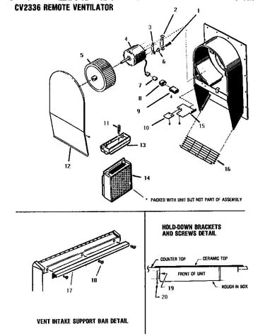 Remote ventilator