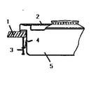 Thermador SGCV36G02 hold-down brackets diagram