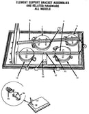 Element support bracket assemblies