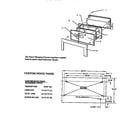 Thermador TWD21 drawer front diagram