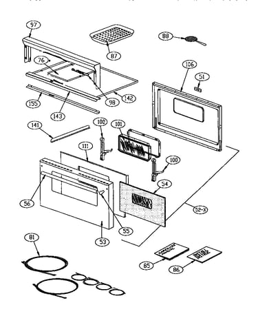 Oven door