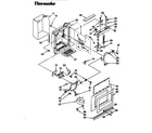 Thermador TSS36DAW-06 dispenser & front diagram