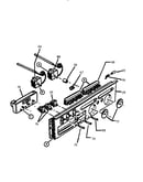 Rear control panel assembly