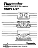 Parts list cover sheet