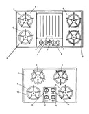 Main top and knobs (sgn36g & sgn30) (sgn30b) (sgn36gb) (sgn30s) (sgn30w) (sgn36gs) (sgn36gw)