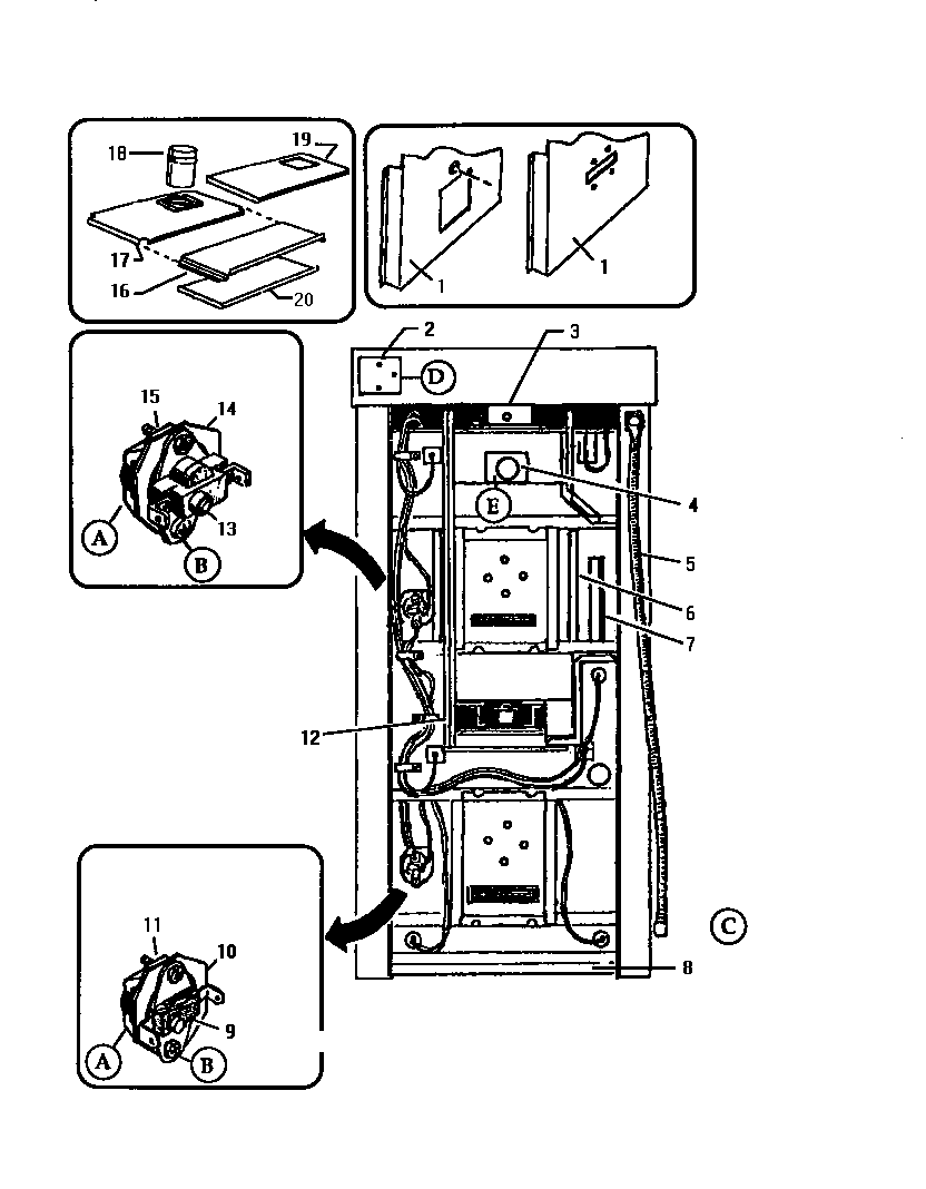 MAIN ASSEMBLY-BACK VIEW