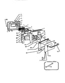 Upper oven door assembly
