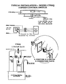 Three-speed control switch