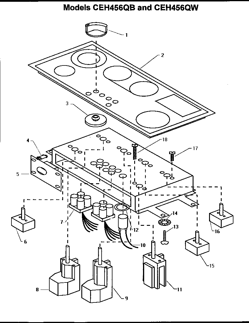Models ceh456qb and ceh456qw (ceh365q) (ceh365v-qb) (ceh365v-qw)