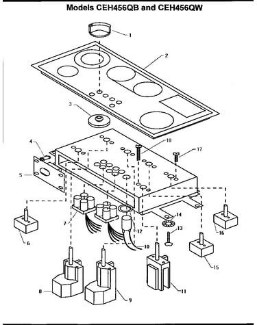 Models ceh456qb and ceh456qw (ceh365q) (ceh365v-qb) (ceh365v-qw)