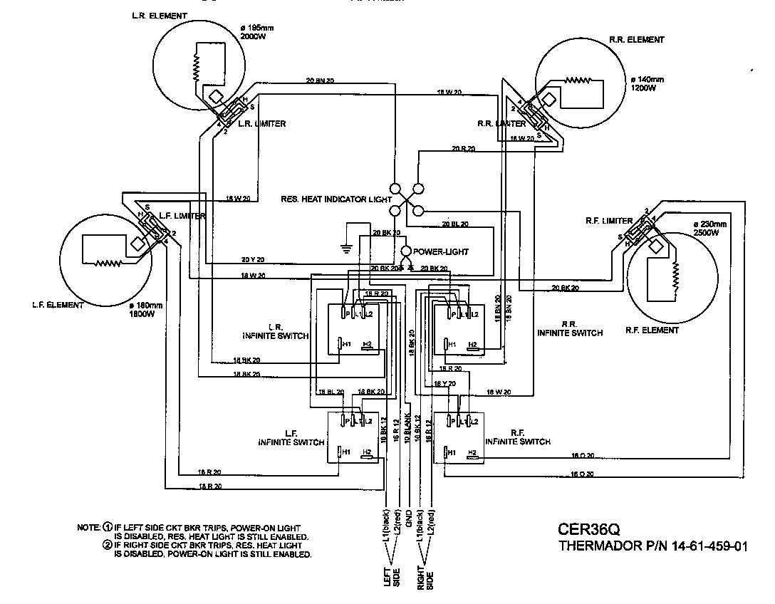 WIRING DIAGRAM (CER36Q) (CEH365Q) (CEH365V-QB) (CEH365V-QW)