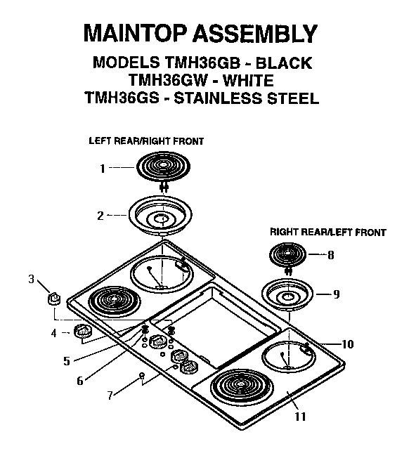 Parts diagram