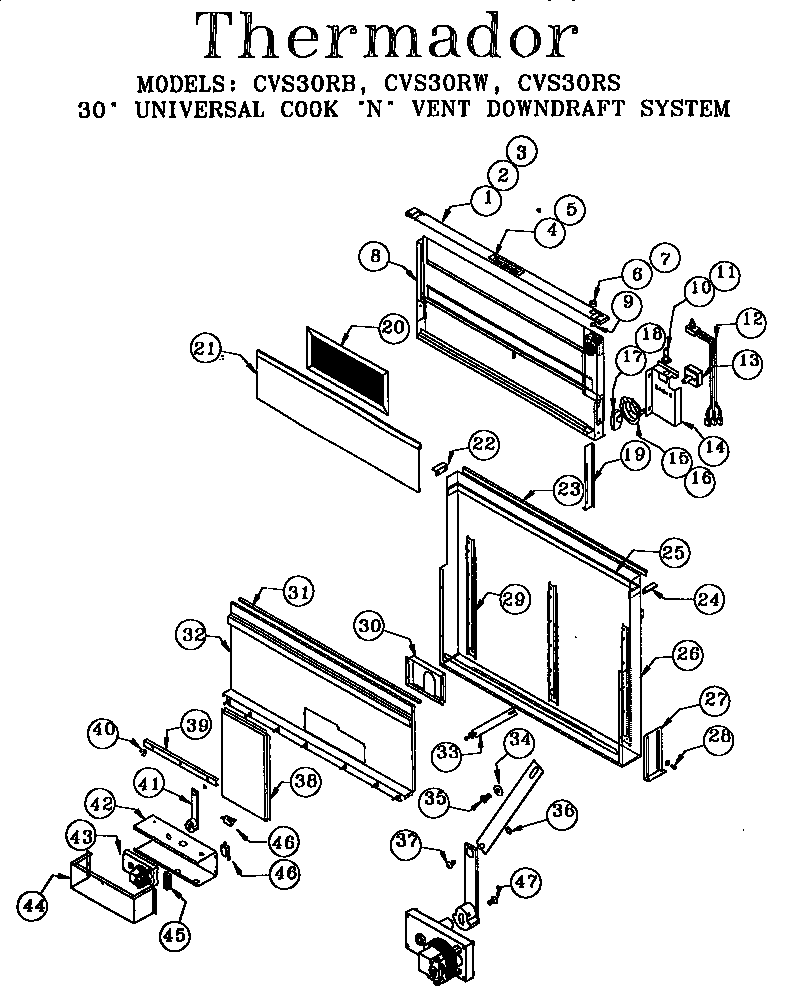 Parts diagram