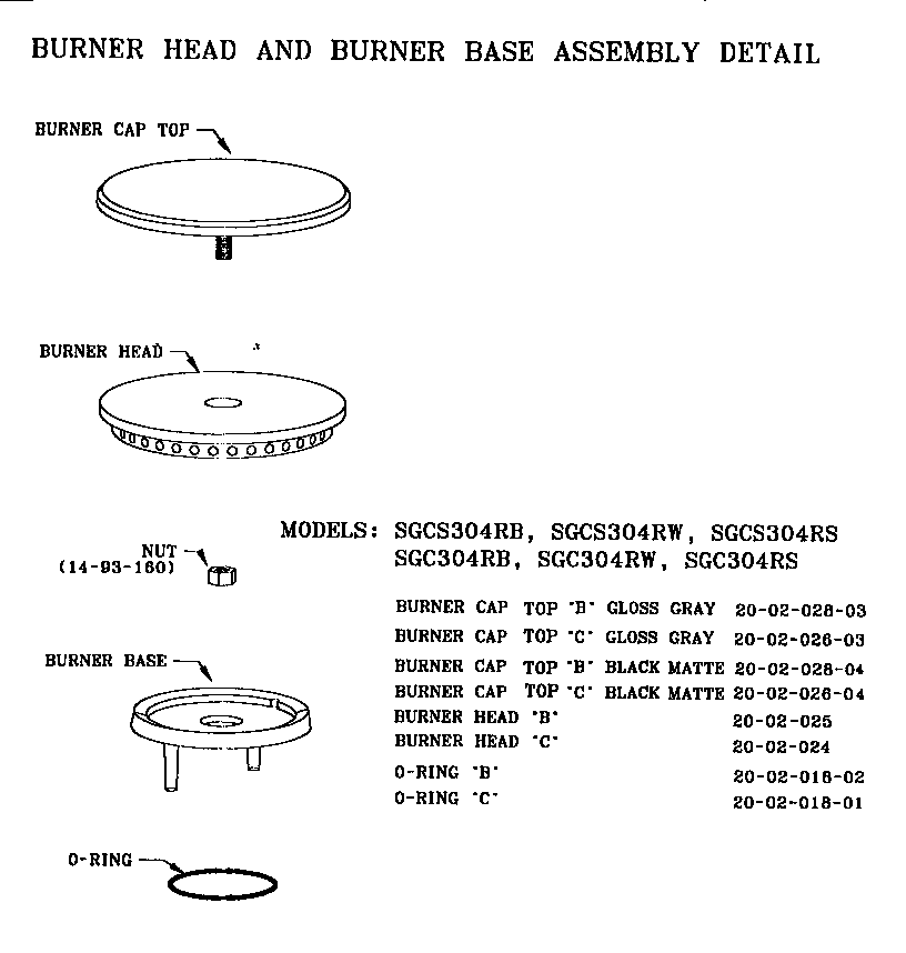 BURNER HEAD & BASE ASSEMBLY