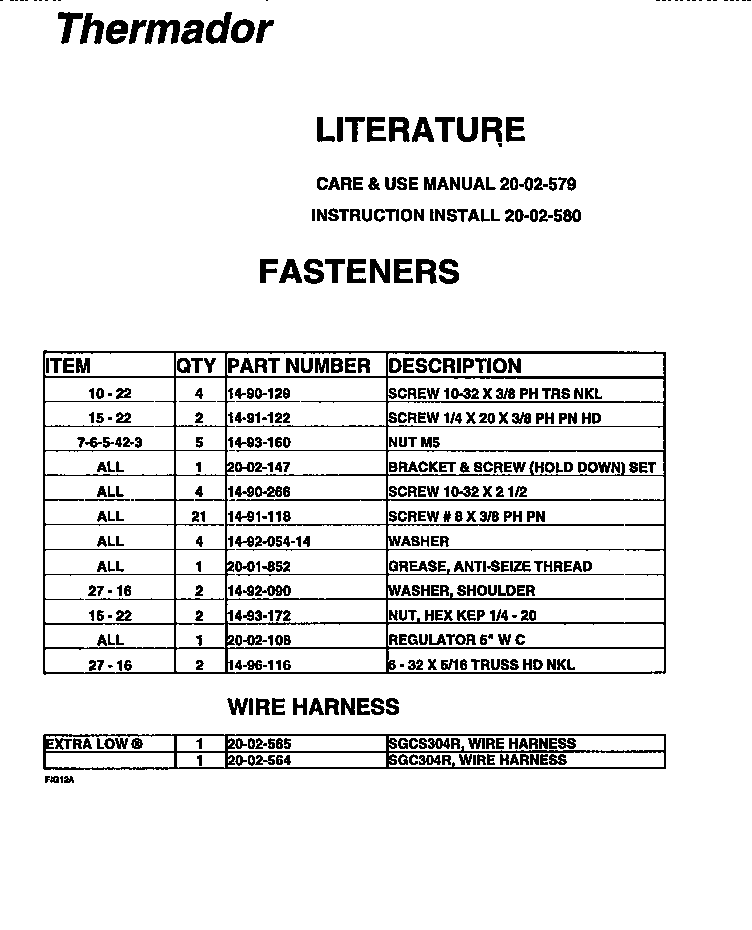 FASTENERS