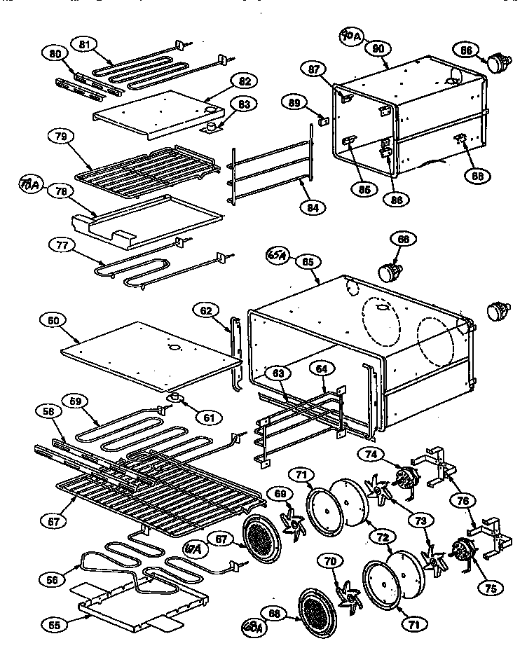 Oven parts
