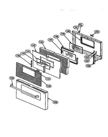Oven door