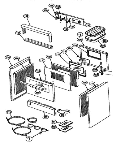 Oven door