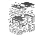 Thermador PRSG366 oven cavity diagram
