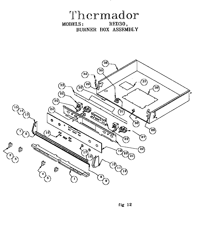 BURNER BOX ASSEMBLY