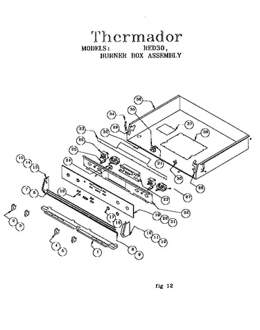 Burner box assembly