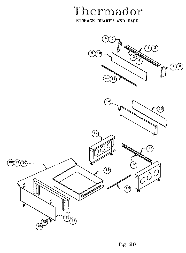 Storage drawer and base