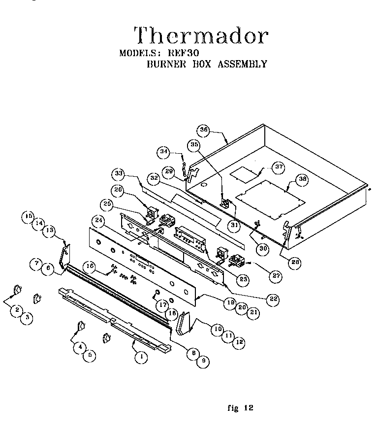 BURNER BOX ASSEMBLY