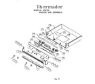 Thermador REF30QB (9708 & UP) burner box assembly diagram