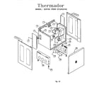 Thermador REF30RS (9707 & UP) free standing diagram