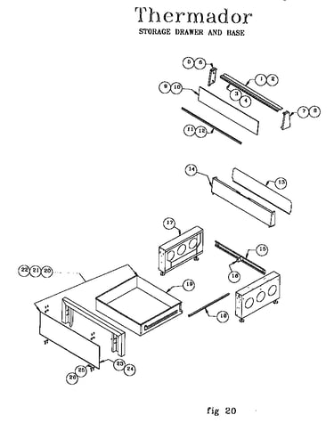 Storage drawer and base